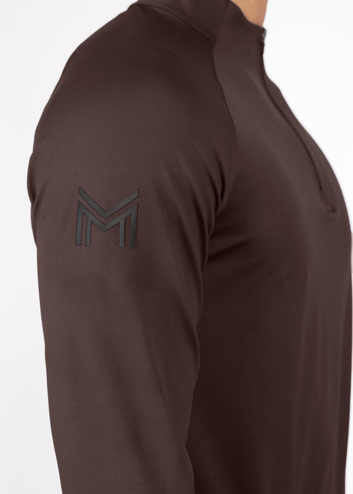 Maximilian Code Long Sleeve Base Layer Chocolate