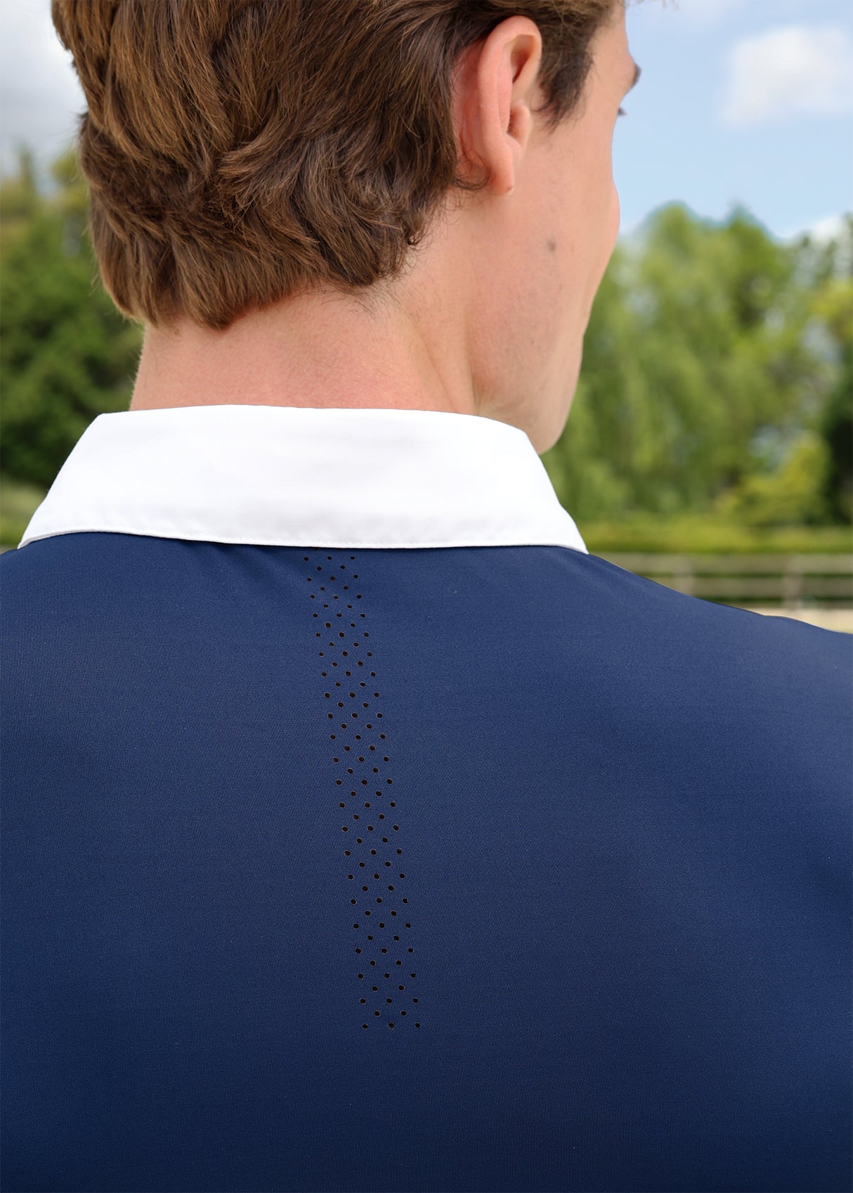 Maximilian Active Long Sleeve Competition Shirt Navy