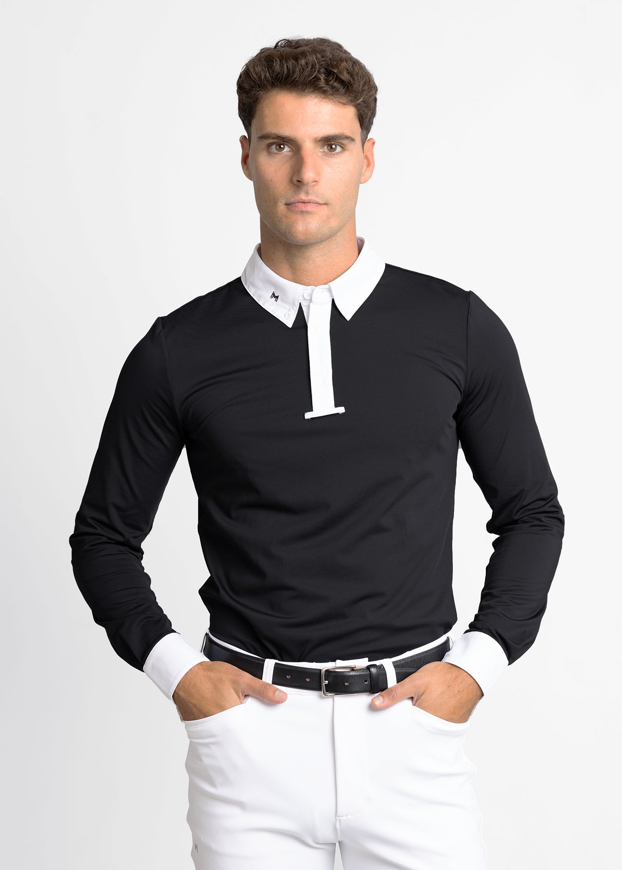 Maximilian Active Long Sleeve Competition Shirt Black