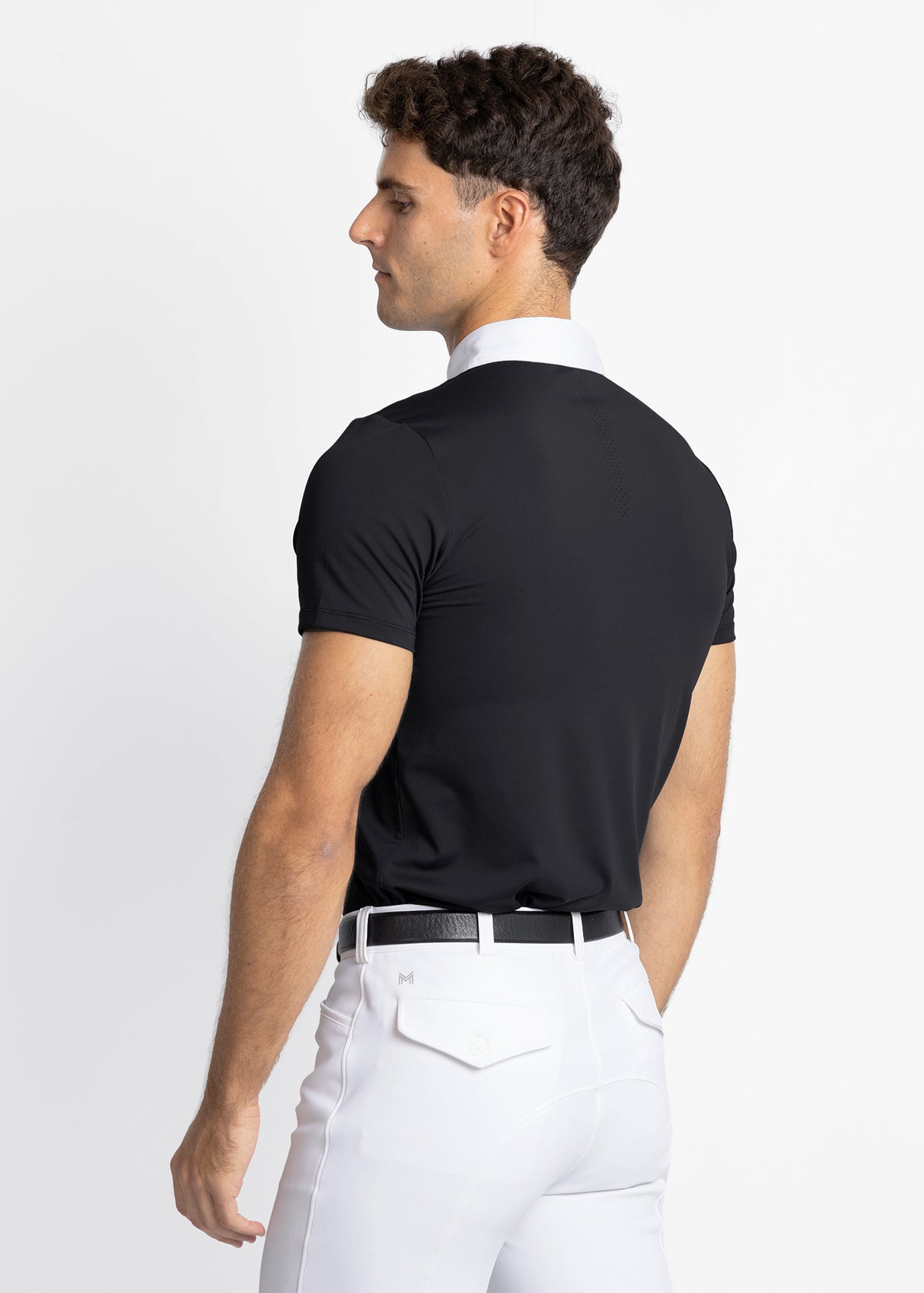 Maximilian Active Short Sleeve Competition Shirt Black