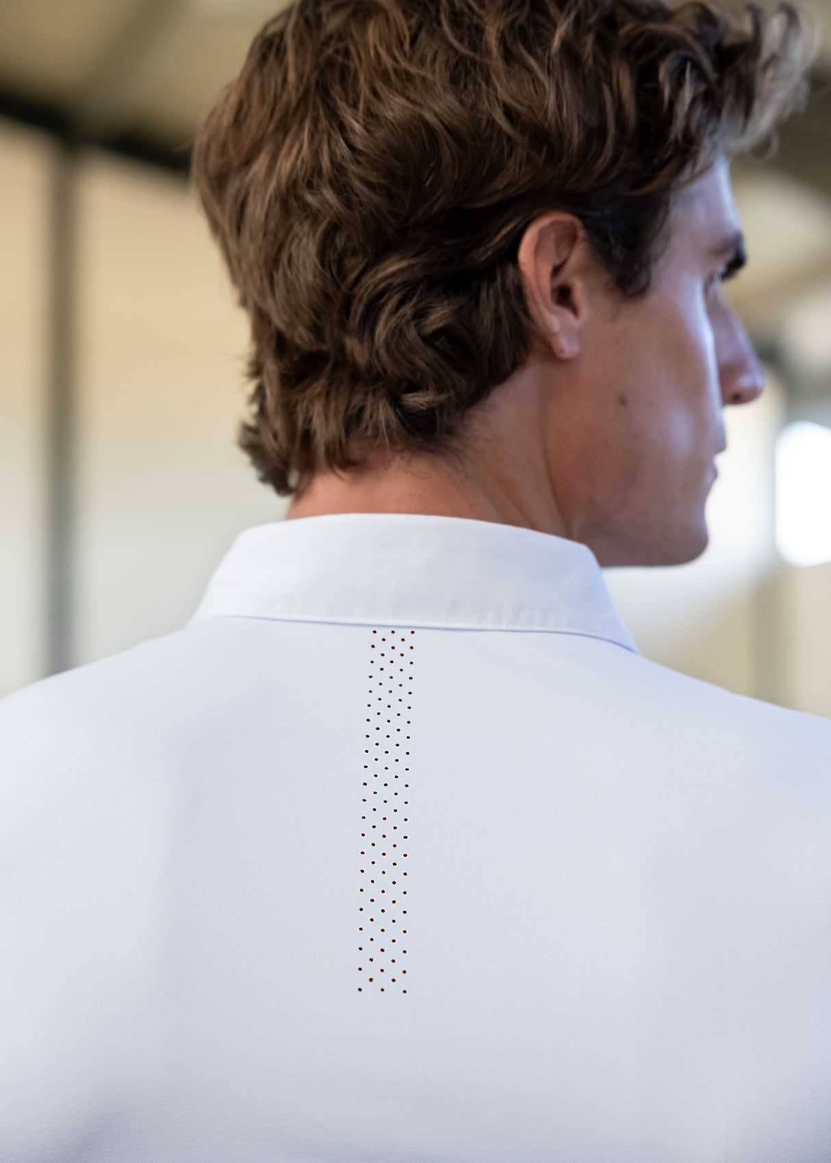 Maximilian Active Short Sleeve Competition Shirt White