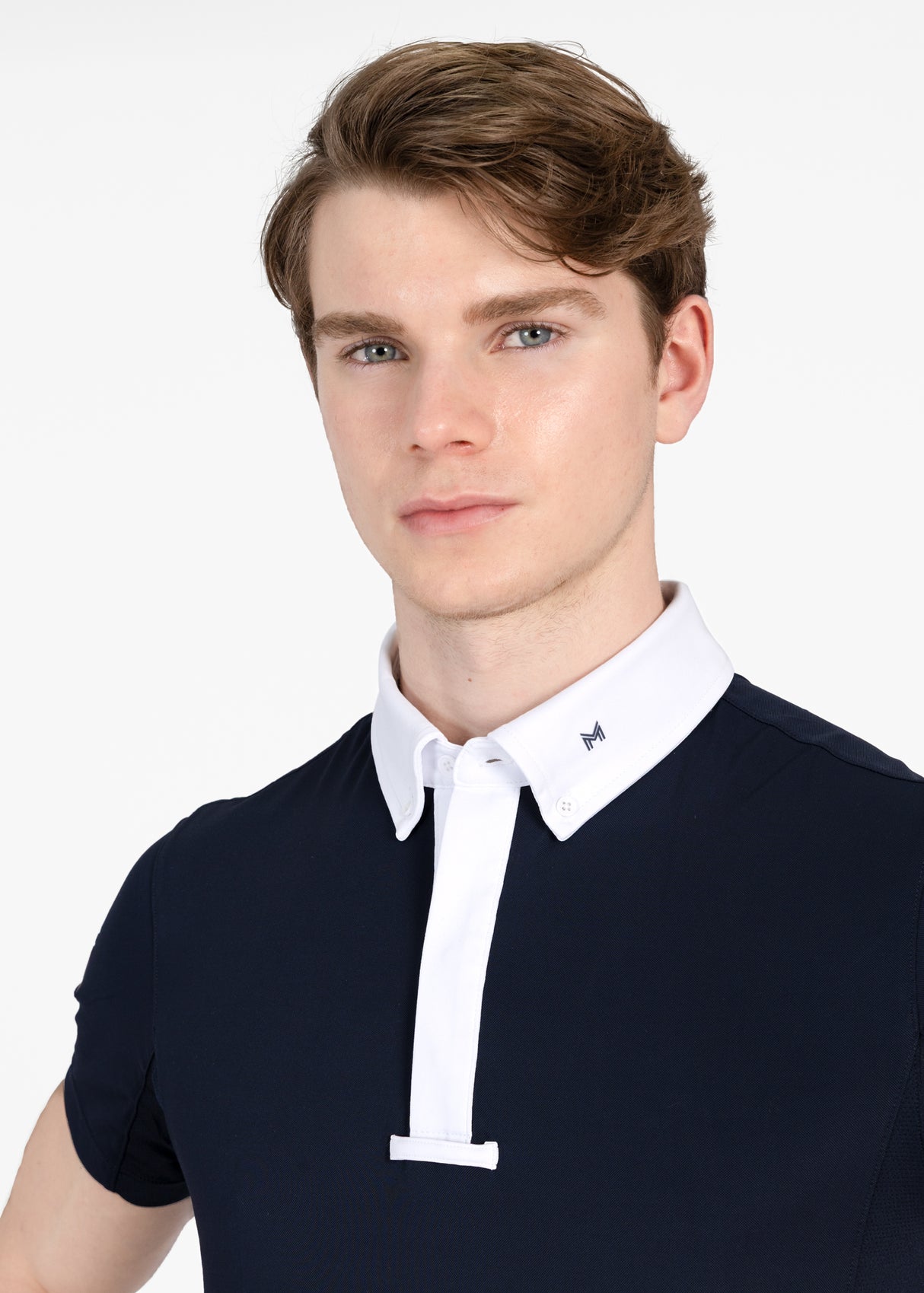 Maximilian Focus Short Sleeve Competition Shirt Navy