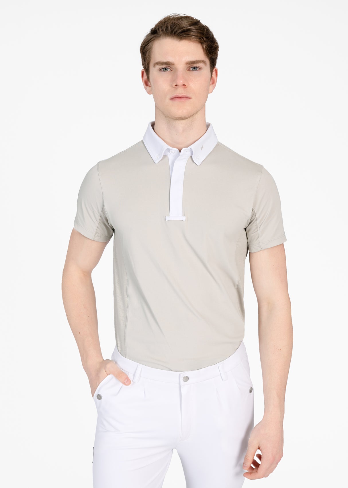 Maximilian Focus Short Sleeve Competition Shirt Sand