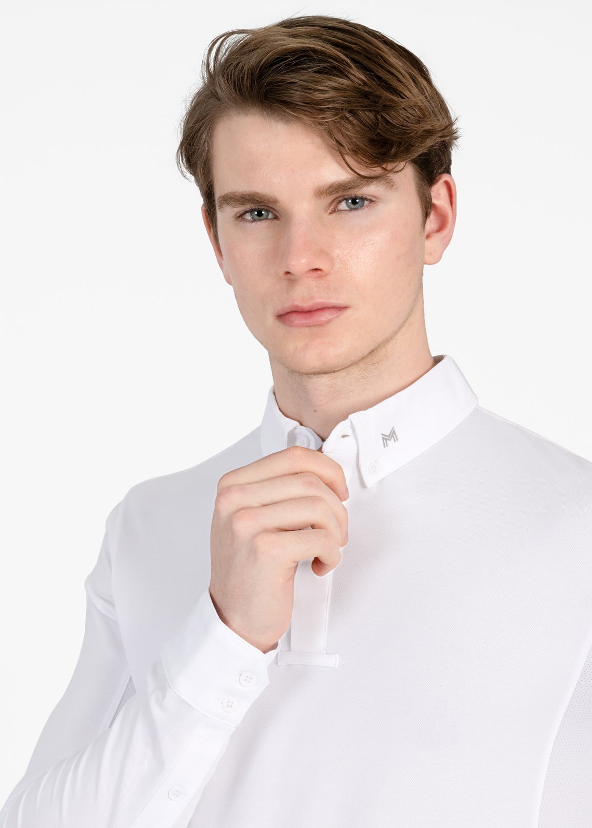 Maximilian Focus Long Sleeve Competition Shirt White
