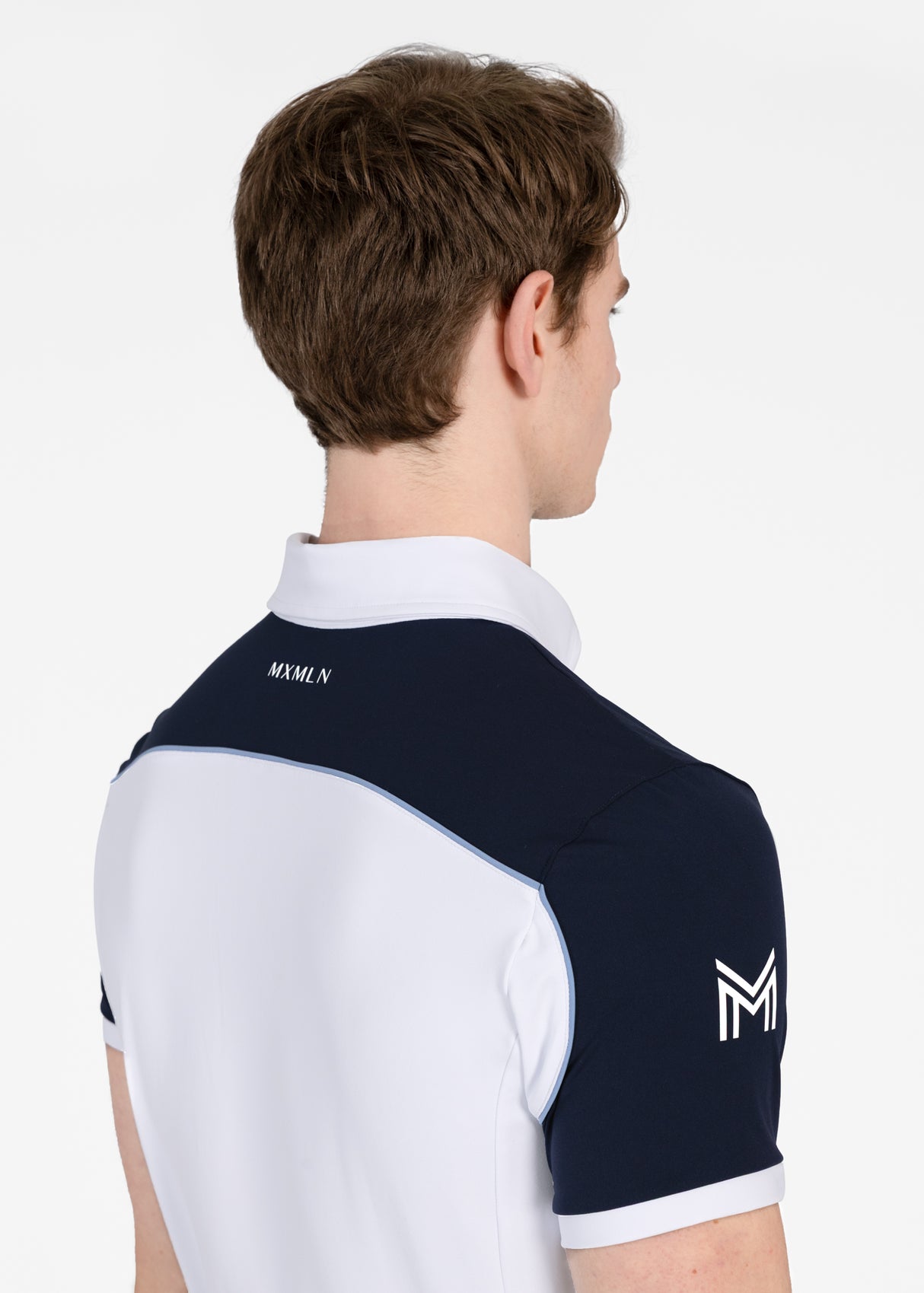 Maximilian Pivot Short Sleeve Competition Shirt White/Navy