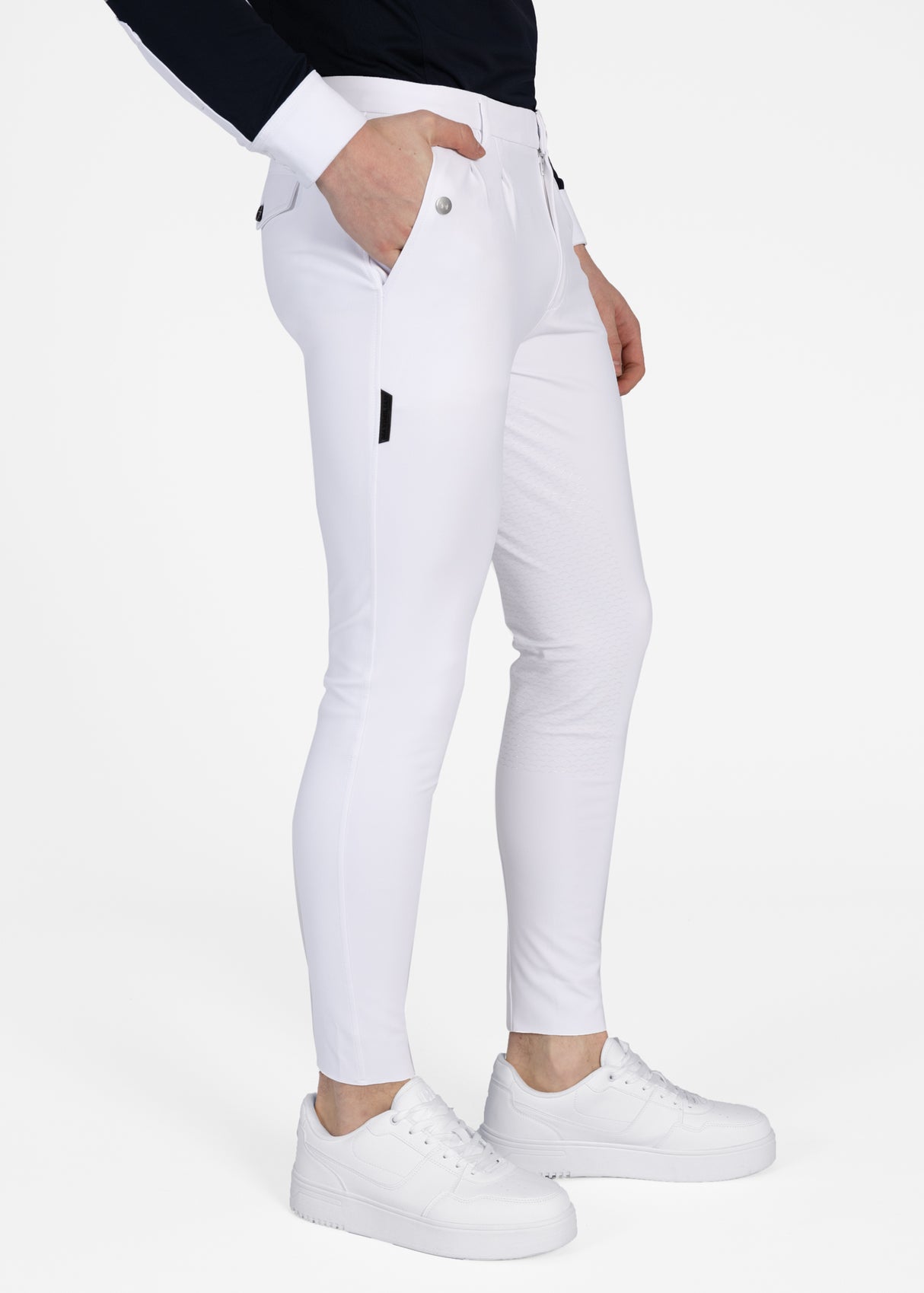 Maximilian Founder Breeches White