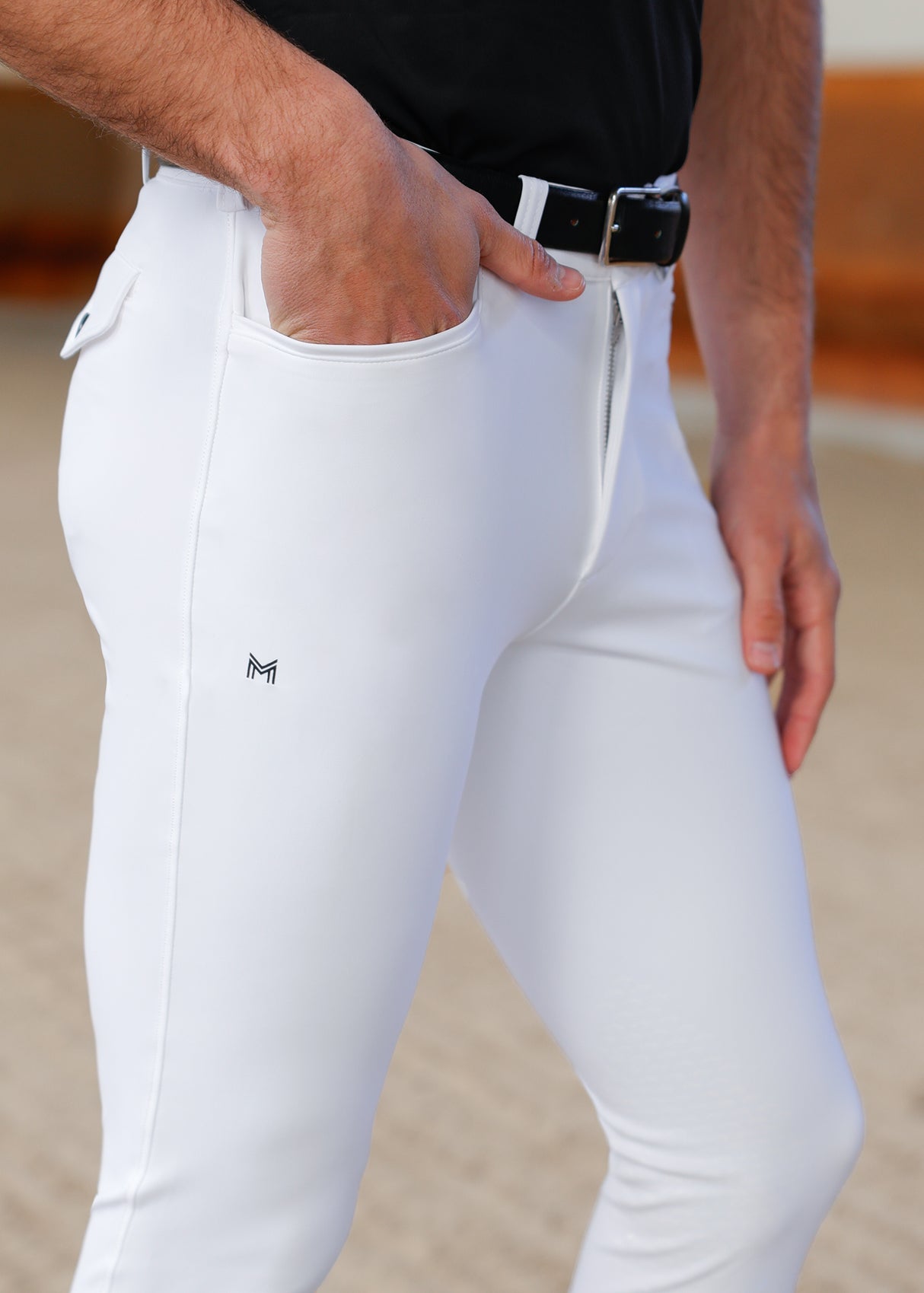 Maximilian Performance Breeches White