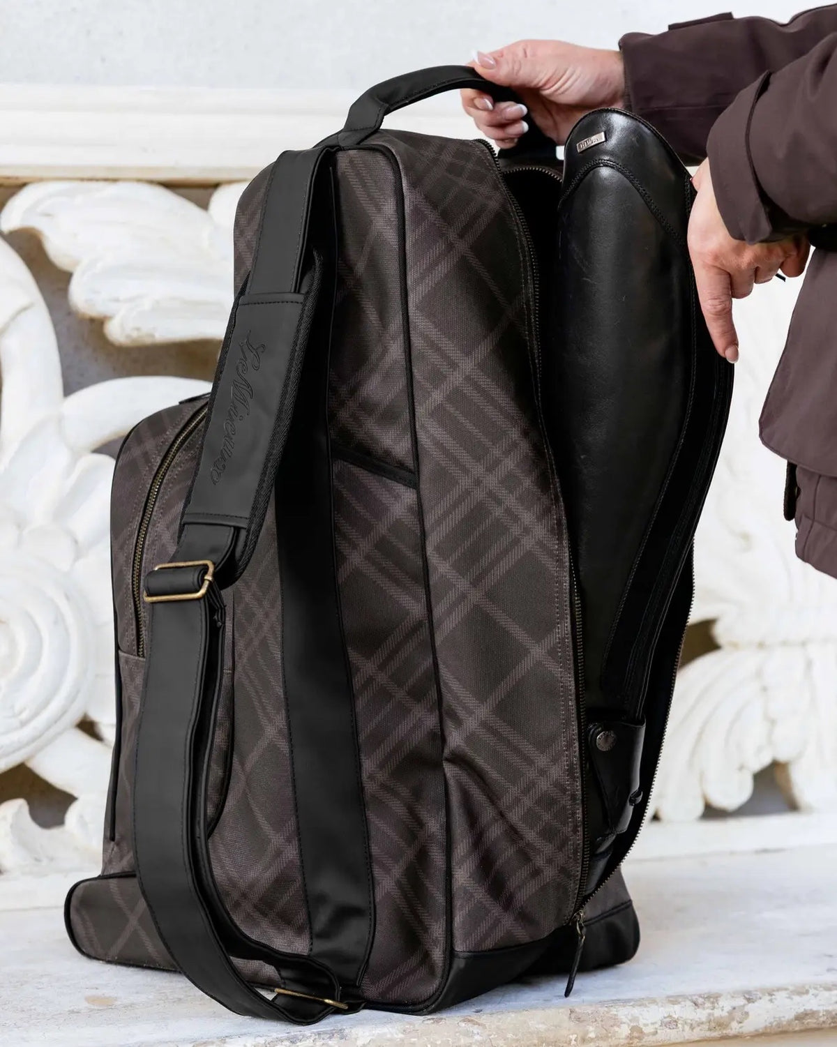 LeMieux Heritage Boot & Hat Bag Cocoa