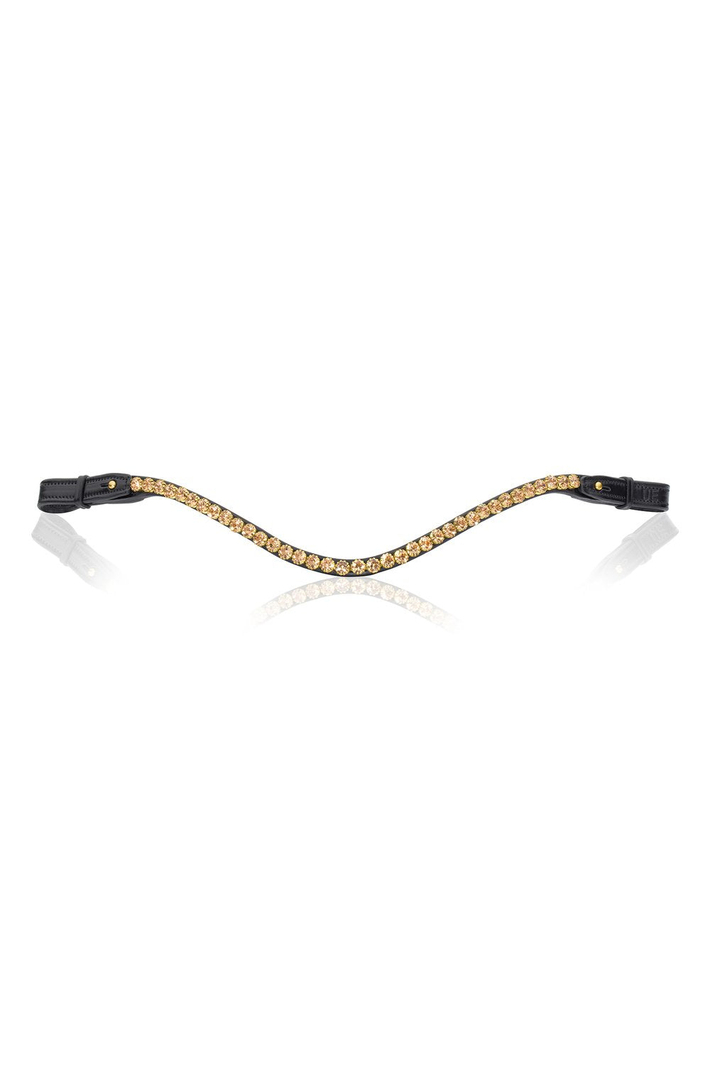 Utzon Equestrian Elegant Browband Gold