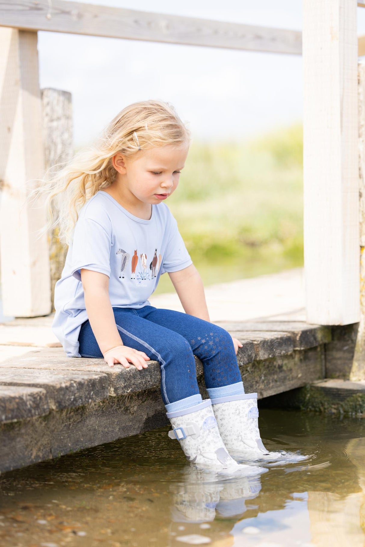 LeMieux Puddle Pals Kids Wellies Sam