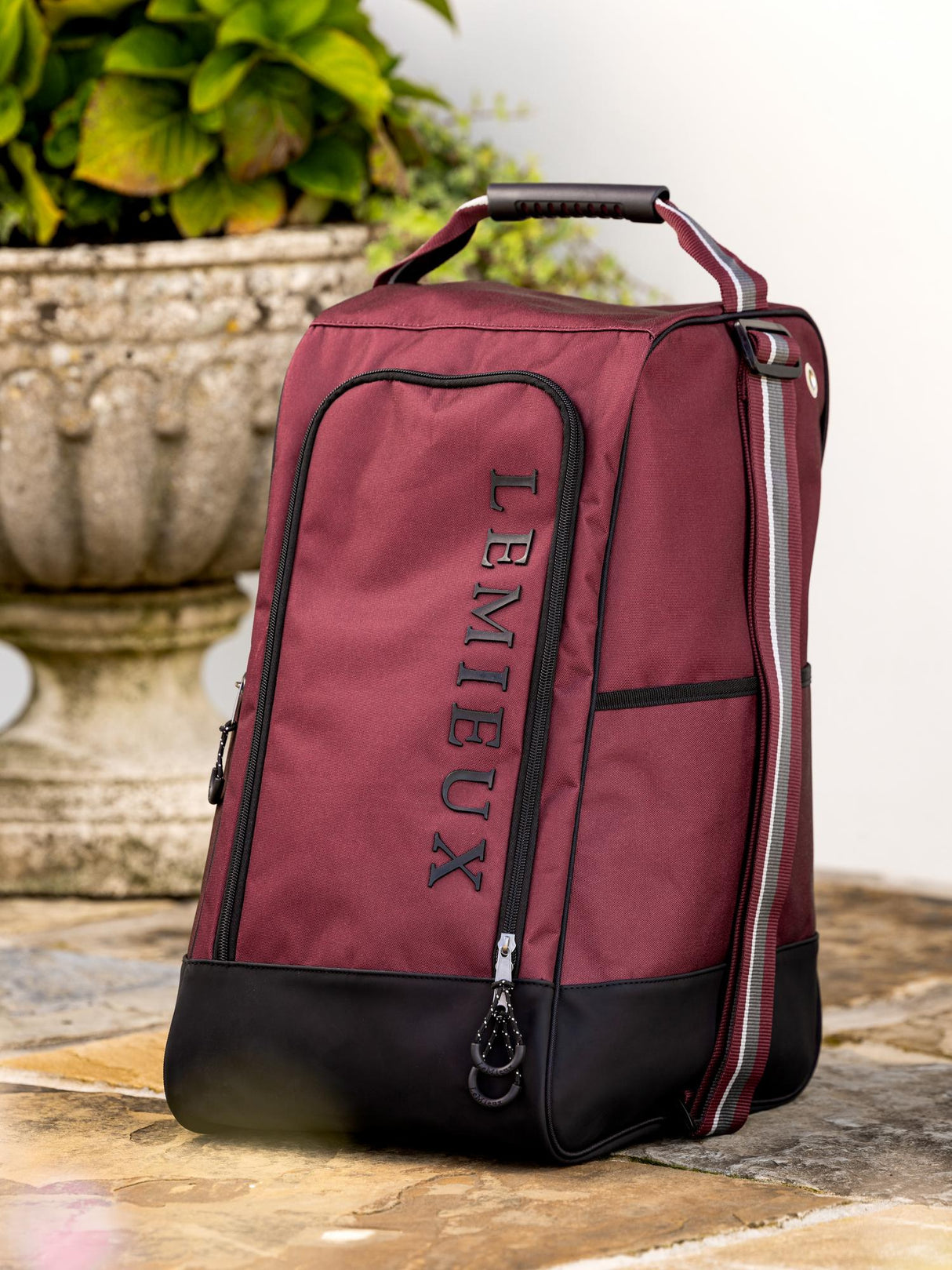 LeMieux Elite Wellington Boot Bag Burgundy