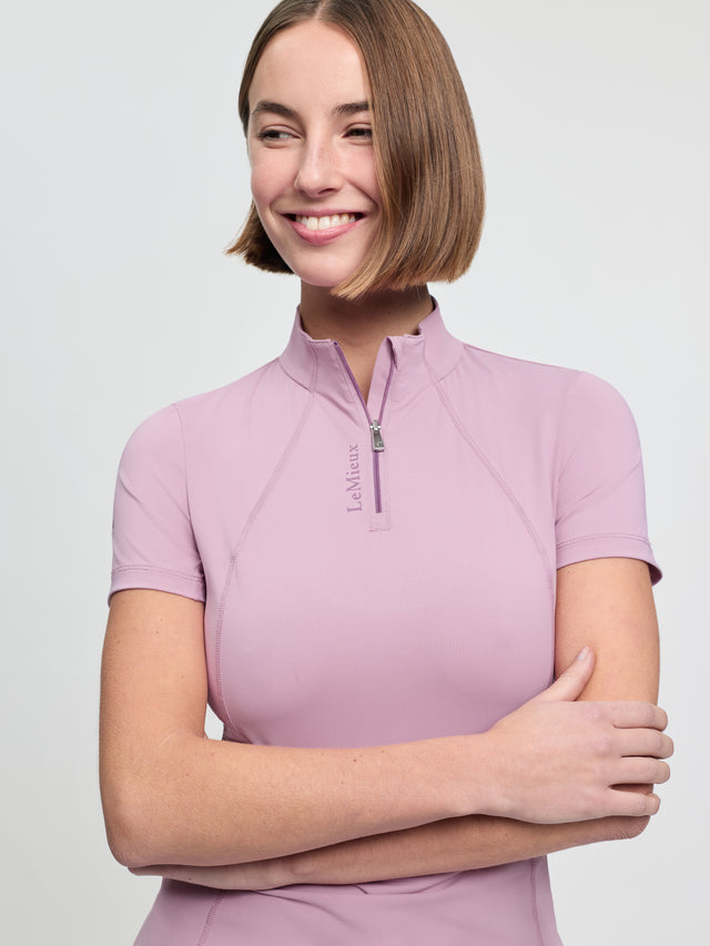 LeMieux Classique Short Sleeve Base Layer Fondant