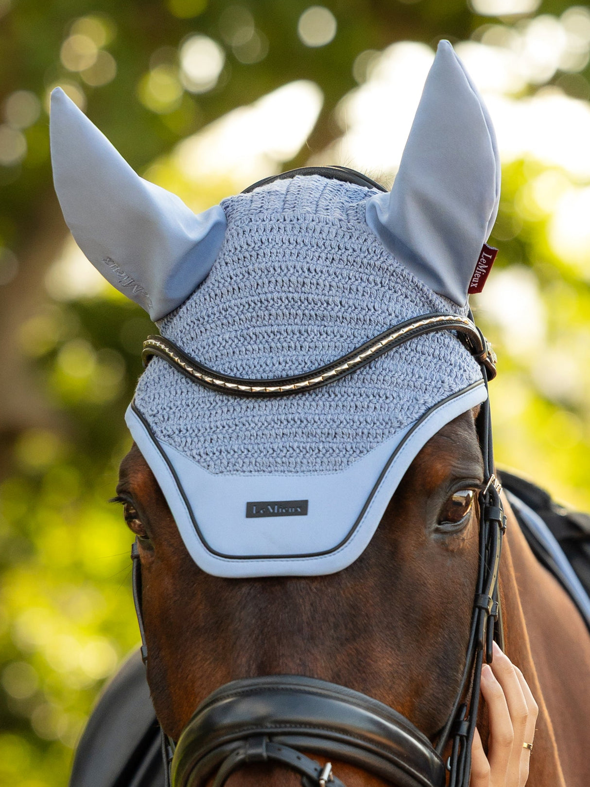 LeMieux Essence Fly Hood Powder Blue