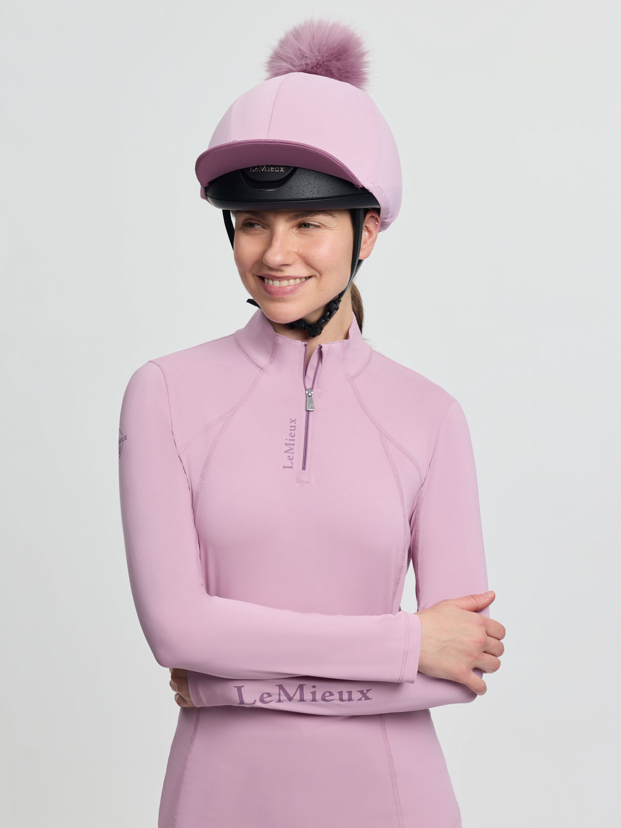 LeMieux Classique Pom Hat Silk Fondant