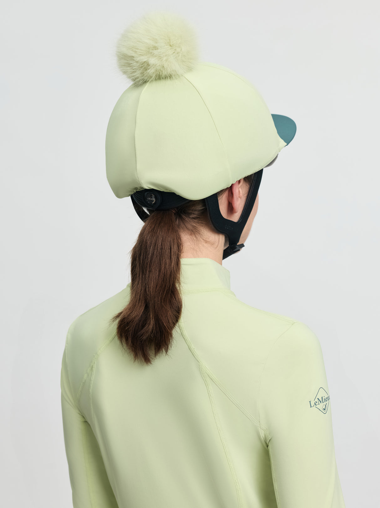 LeMieux Classique Pom Hat Silk Macaron