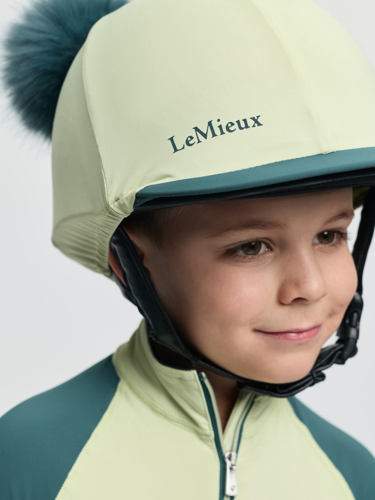 LeMieux Mini Double Pom Hat Silk Macaron
