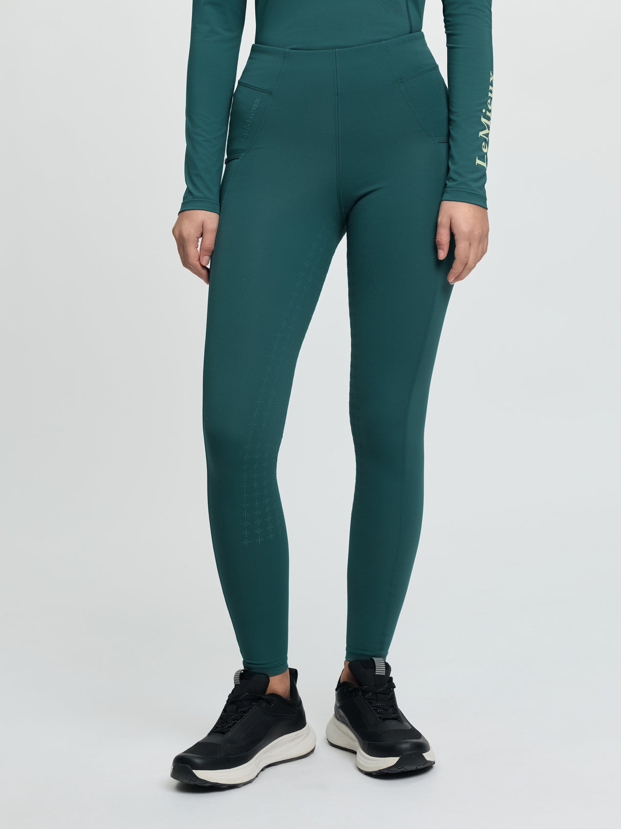 LeMieux Young Rider Orla Pull On Breeches Jungle