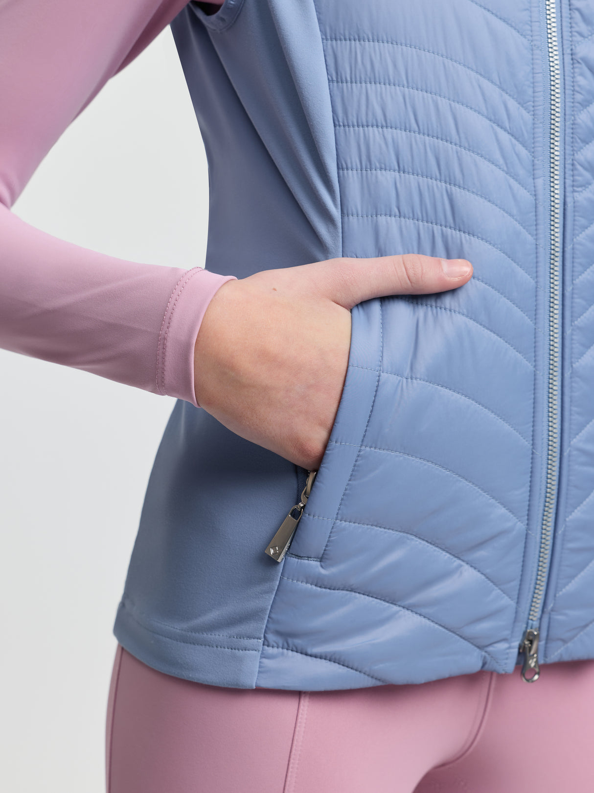 LeMieux Young Rider Josephine Gilet Powder Blue