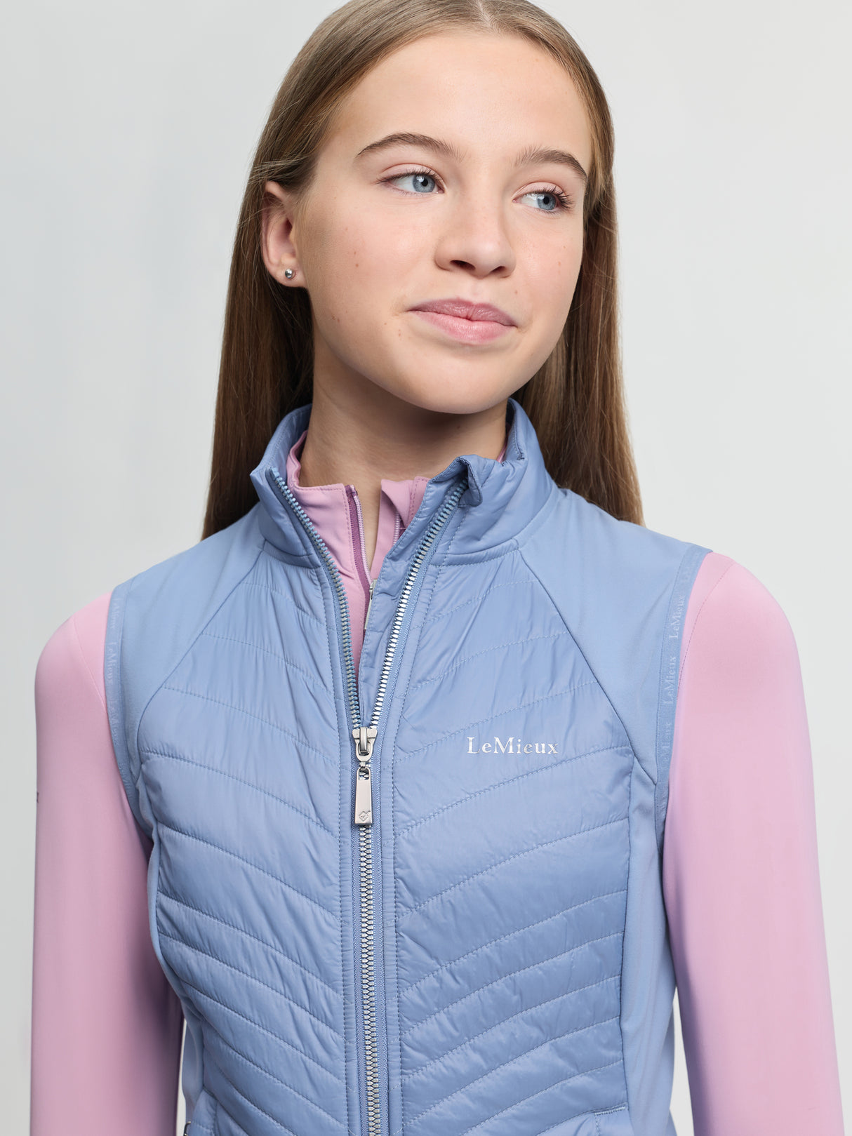 LeMieux Young Rider Josephine Gilet Powder Blue