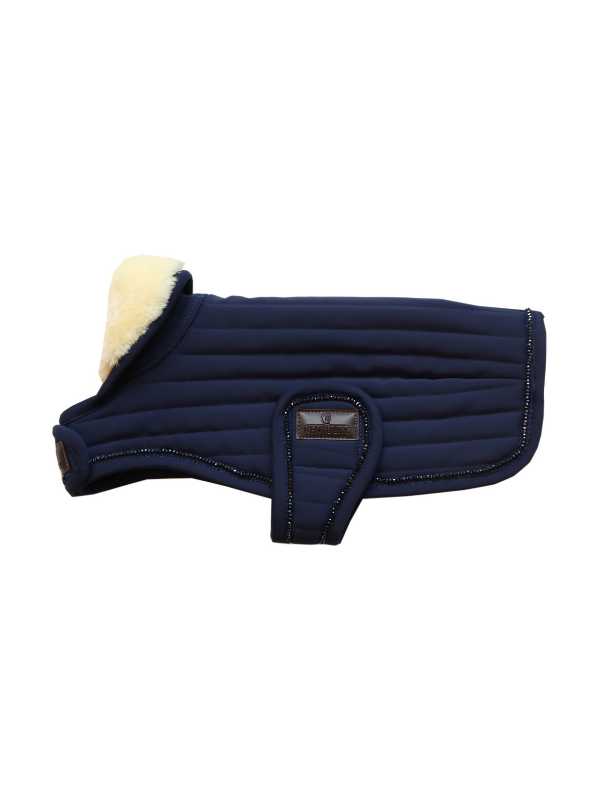 Kentucky Pearls Dog Coat Navy