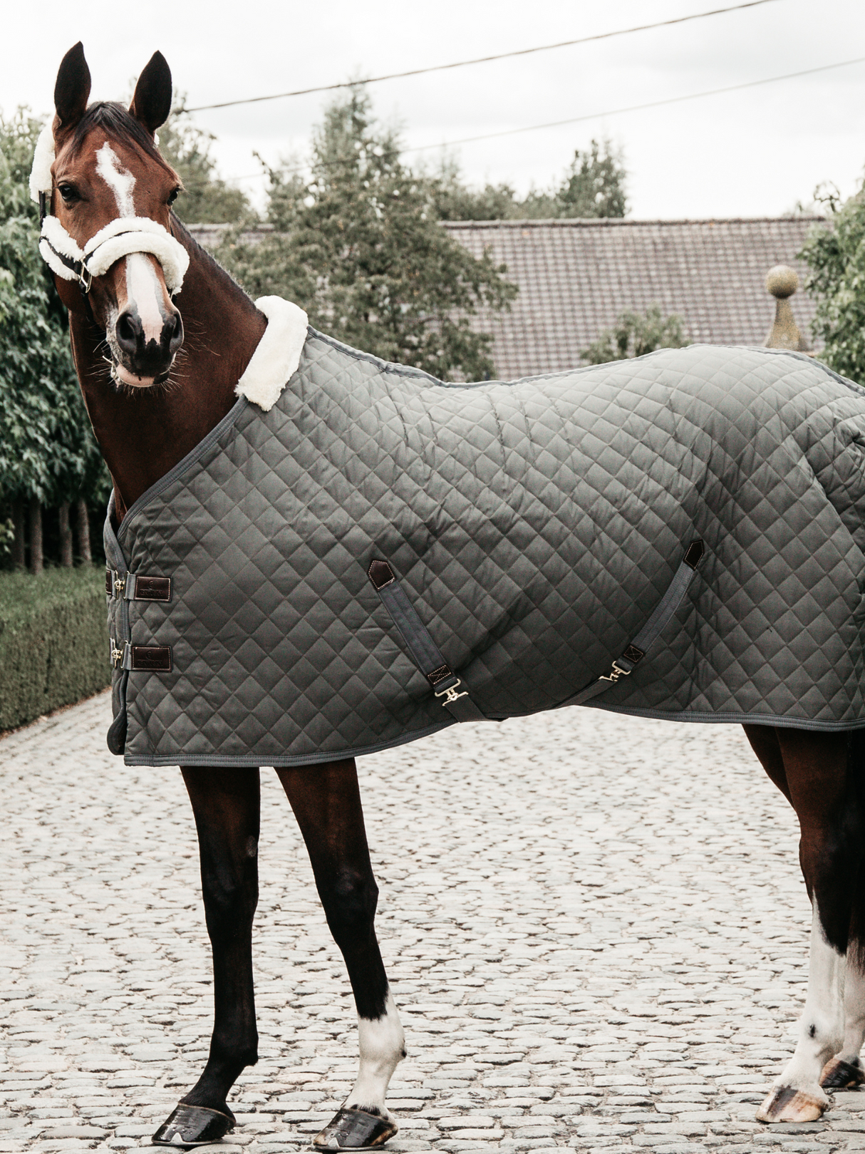 Kentucky Stable Rug 400g Grey/Green