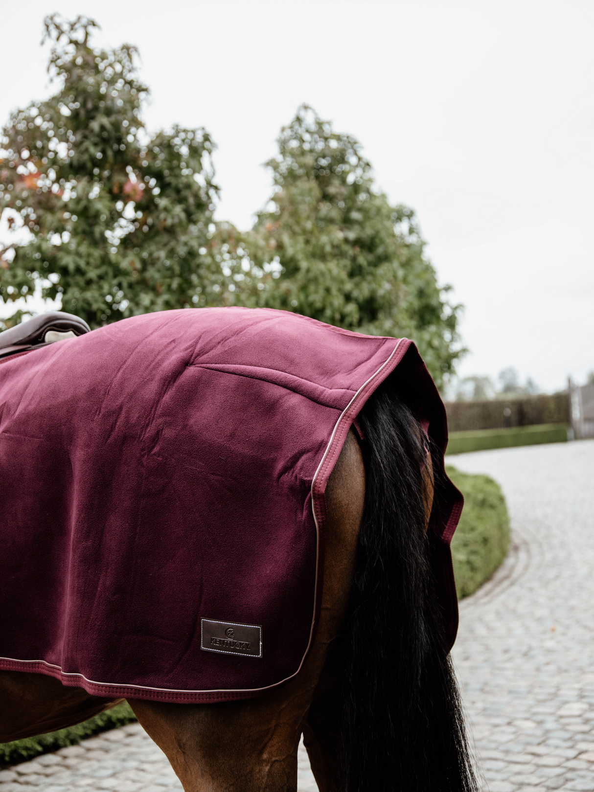 Kentucky Riding Rug Heavy Fleece Bordeaux