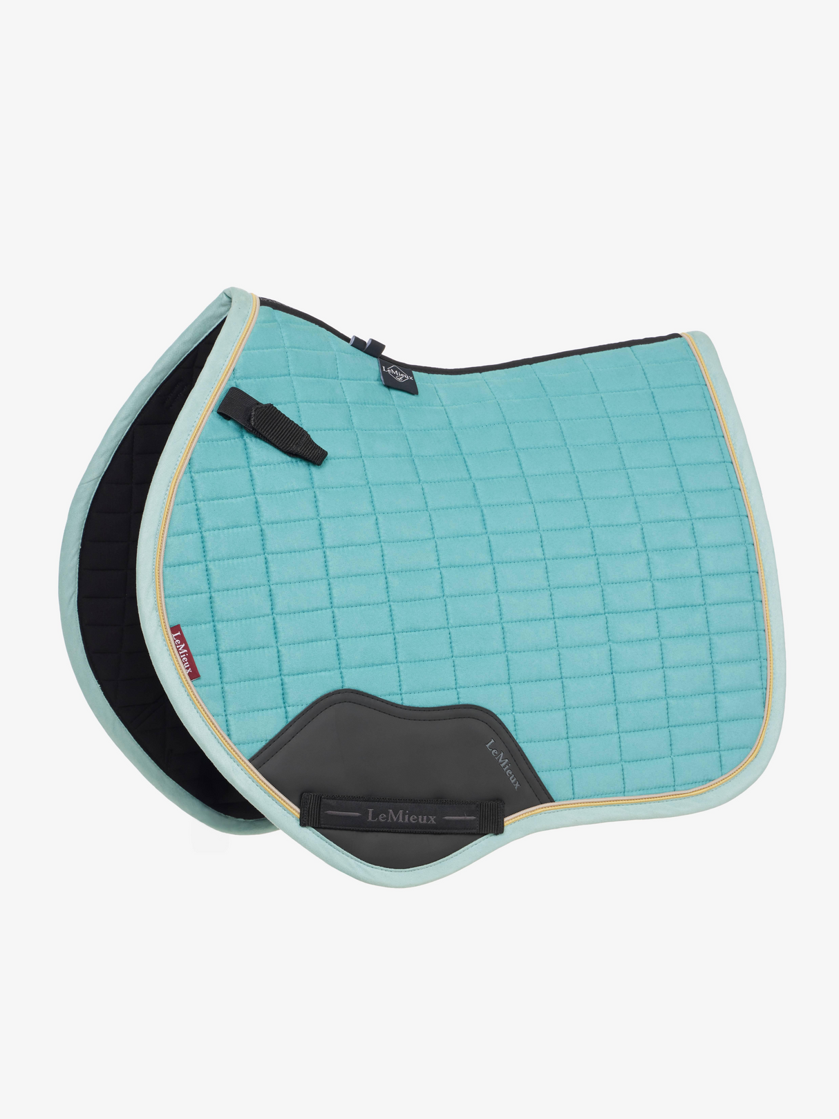 LeMieux Mini Suede Close Contact Jump Square Saddle Pad Lagoon