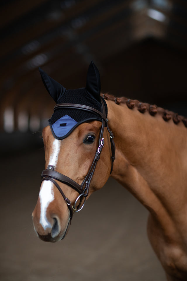 Equestrian Stockholm Ear Bonnet Sportive Dark Venice