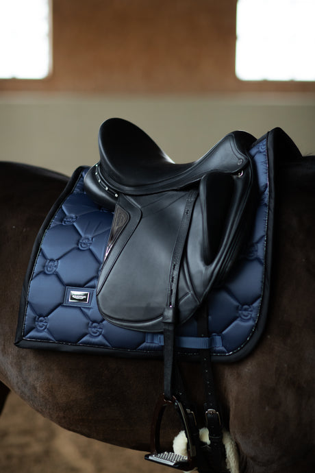 Equestrian Stockholm Dressage Saddle Pad Dark Venice