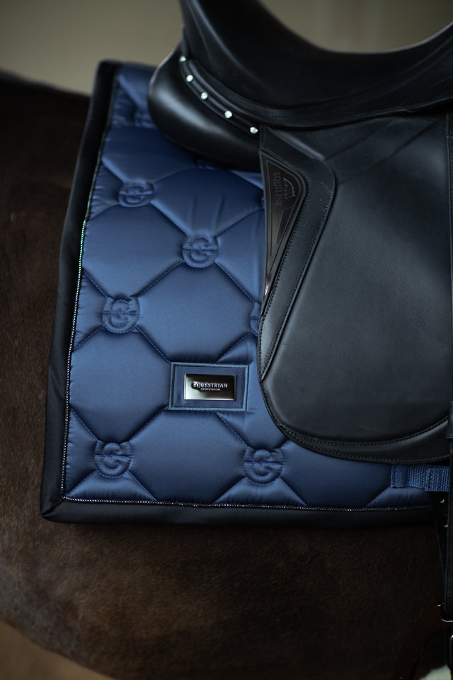 Equestrian Stockholm Dressage Saddle Pad Dark Venice