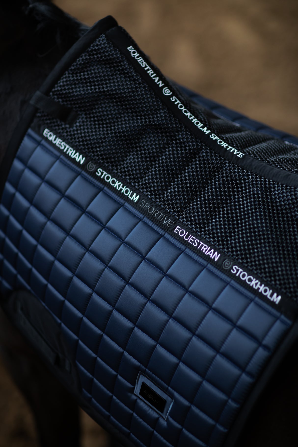 Equestrian Stockholm Dressage Saddle Pad Sportive Dark Venice