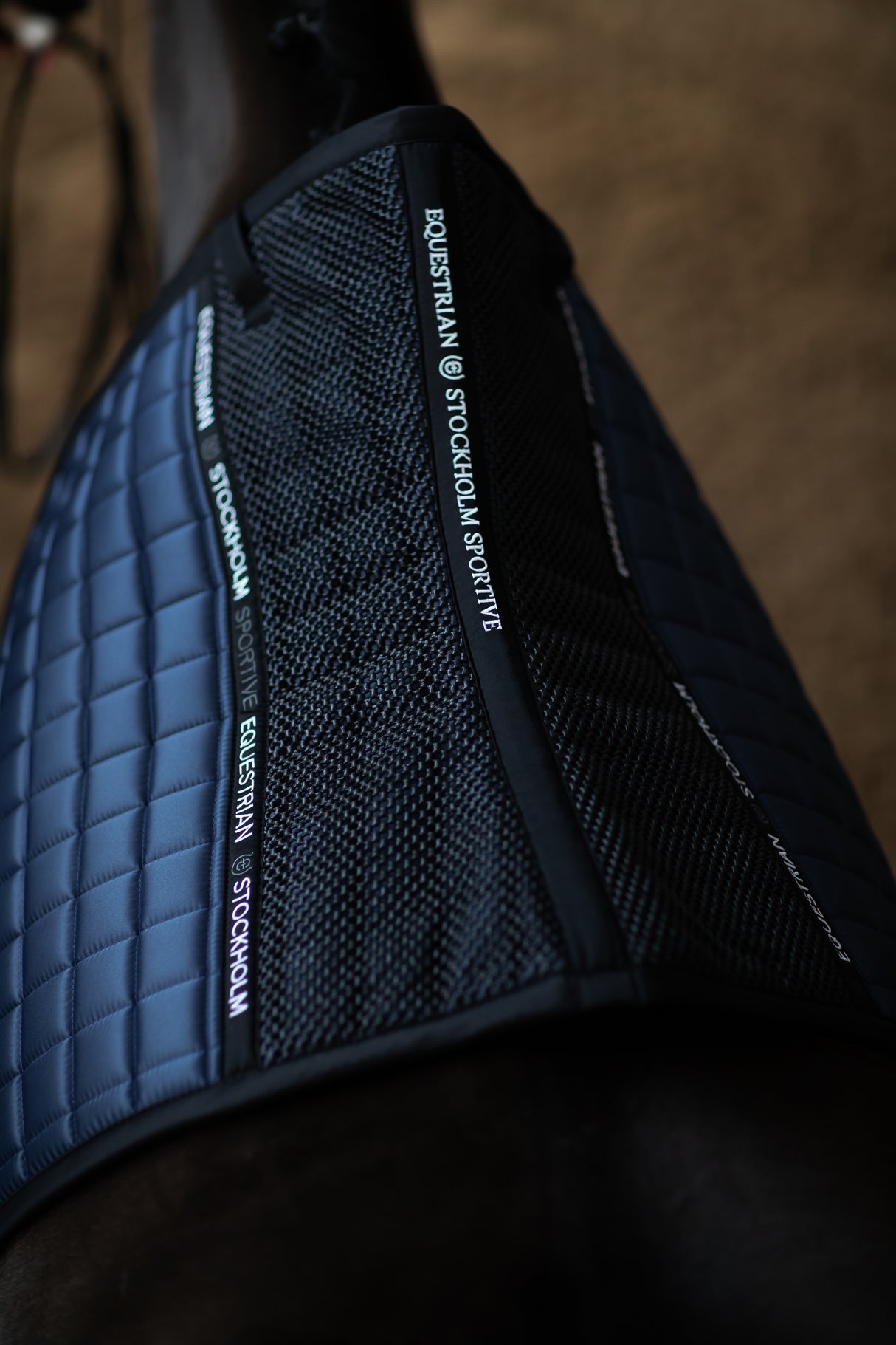 Equestrian Stockholm Dressage Saddle Pad Sportive Dark Venice