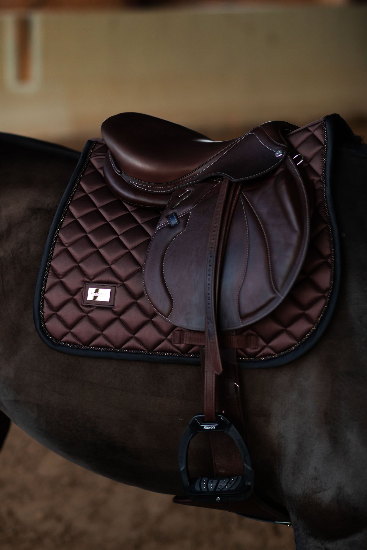 Equestrian Stockholm Jump Saddle Pad Endless Glow