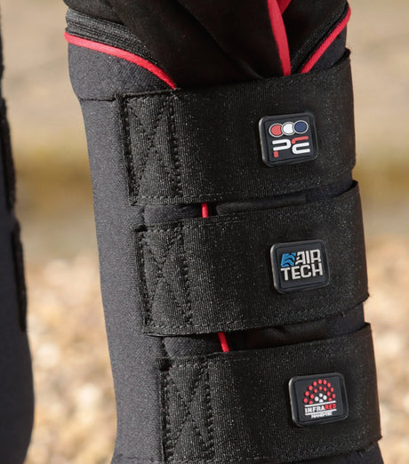 Premier Equine Nano-Tec Infrared Boot Wraps Inc. Liners Black