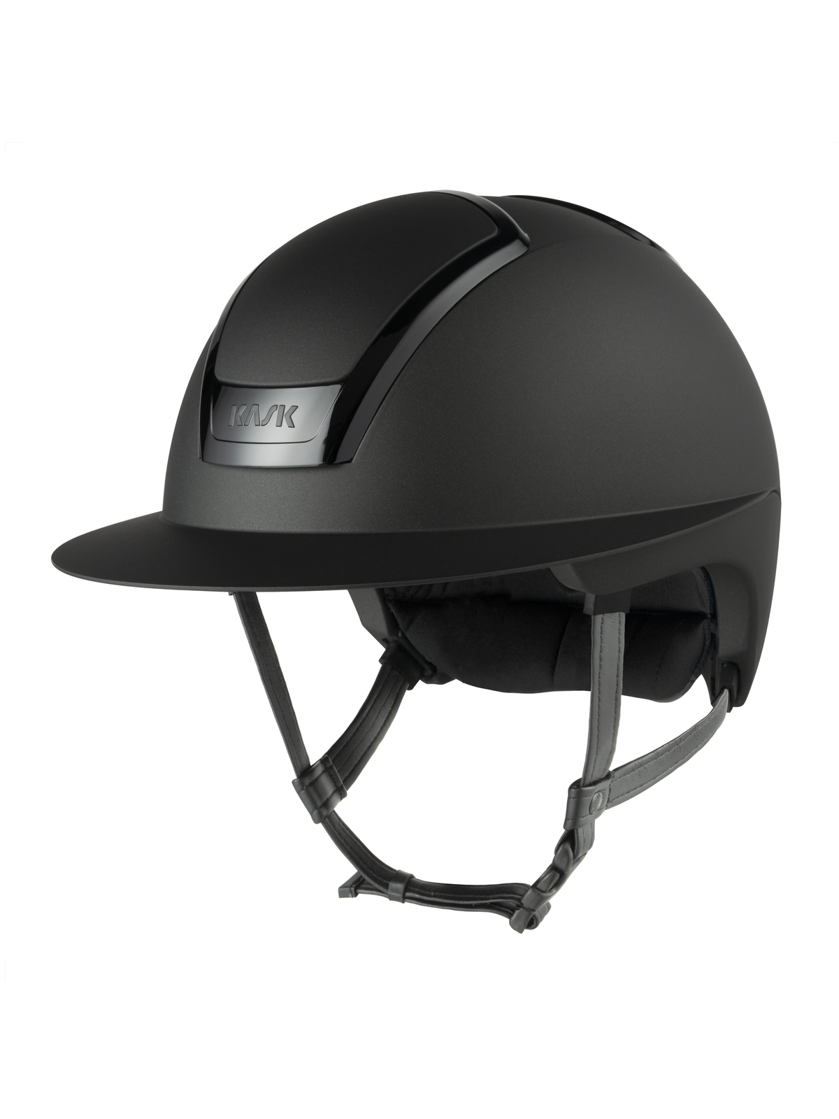KASK Nemesi Wide Peak Metal Helmet Smokey Black