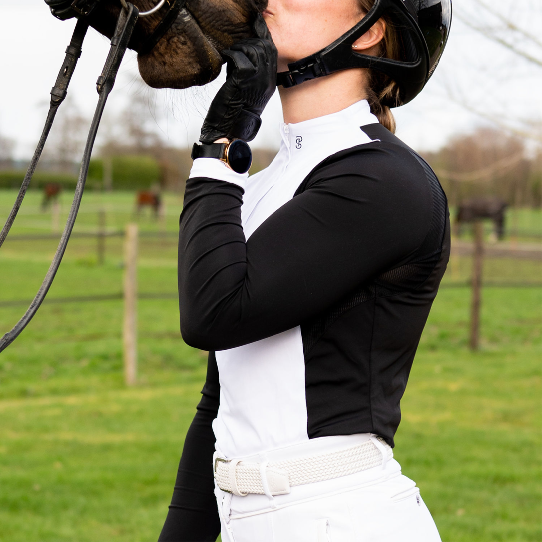 PS of Sweden Madison L/S Competition Shirt Black