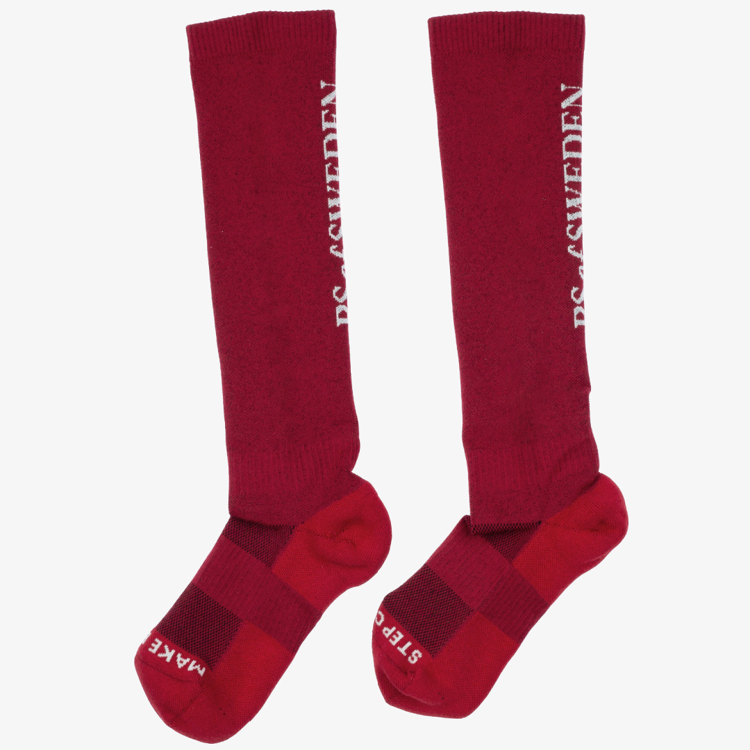 PS of Sweden Natasha Socks Chilli Red - 2 pack