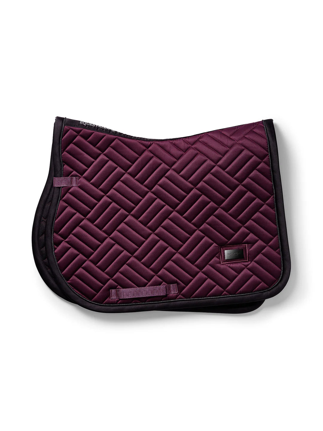 Equestrian Stockholm Modern Jump Saddle Pad Purple Night