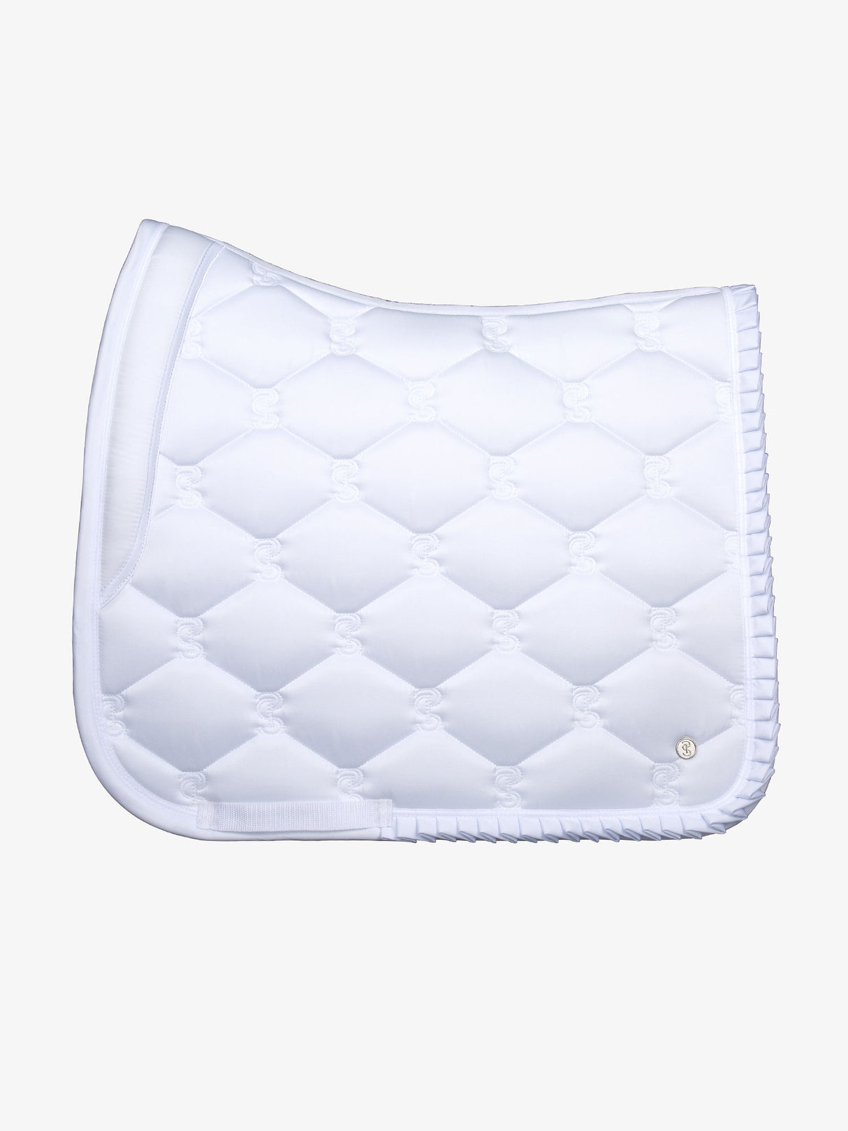 PS of Sweden Ruffle Dressage Saddle Pad White
