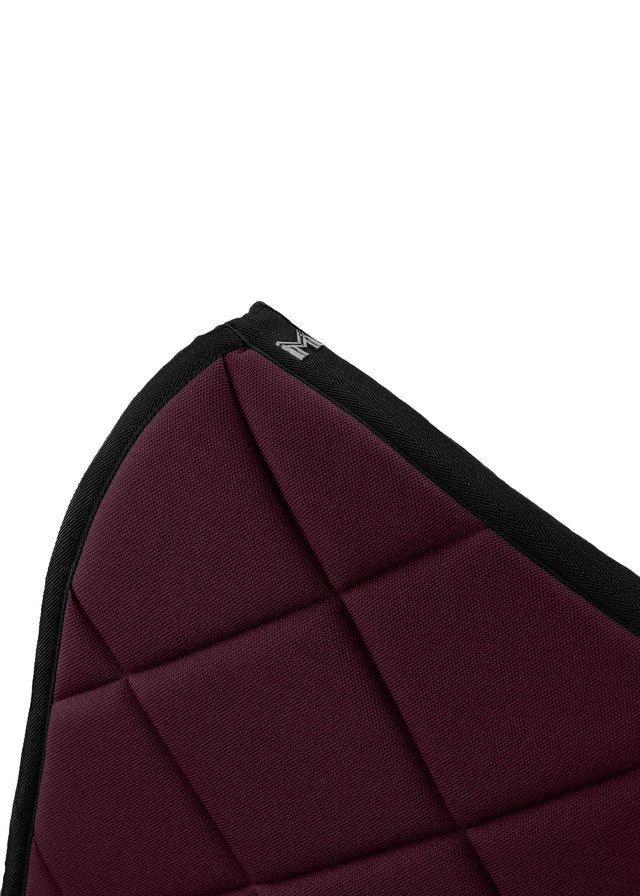 Maximilian Crew Jump Saddle Pad Burgundy