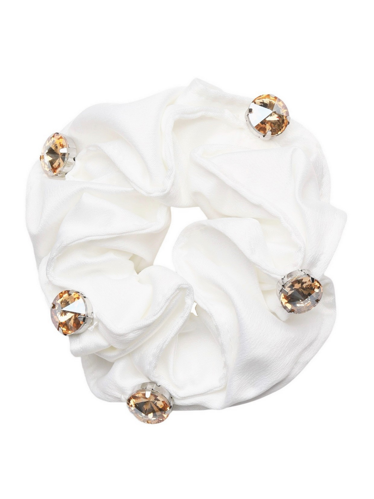 SD Design Alycia Bespoke Scrunchie White