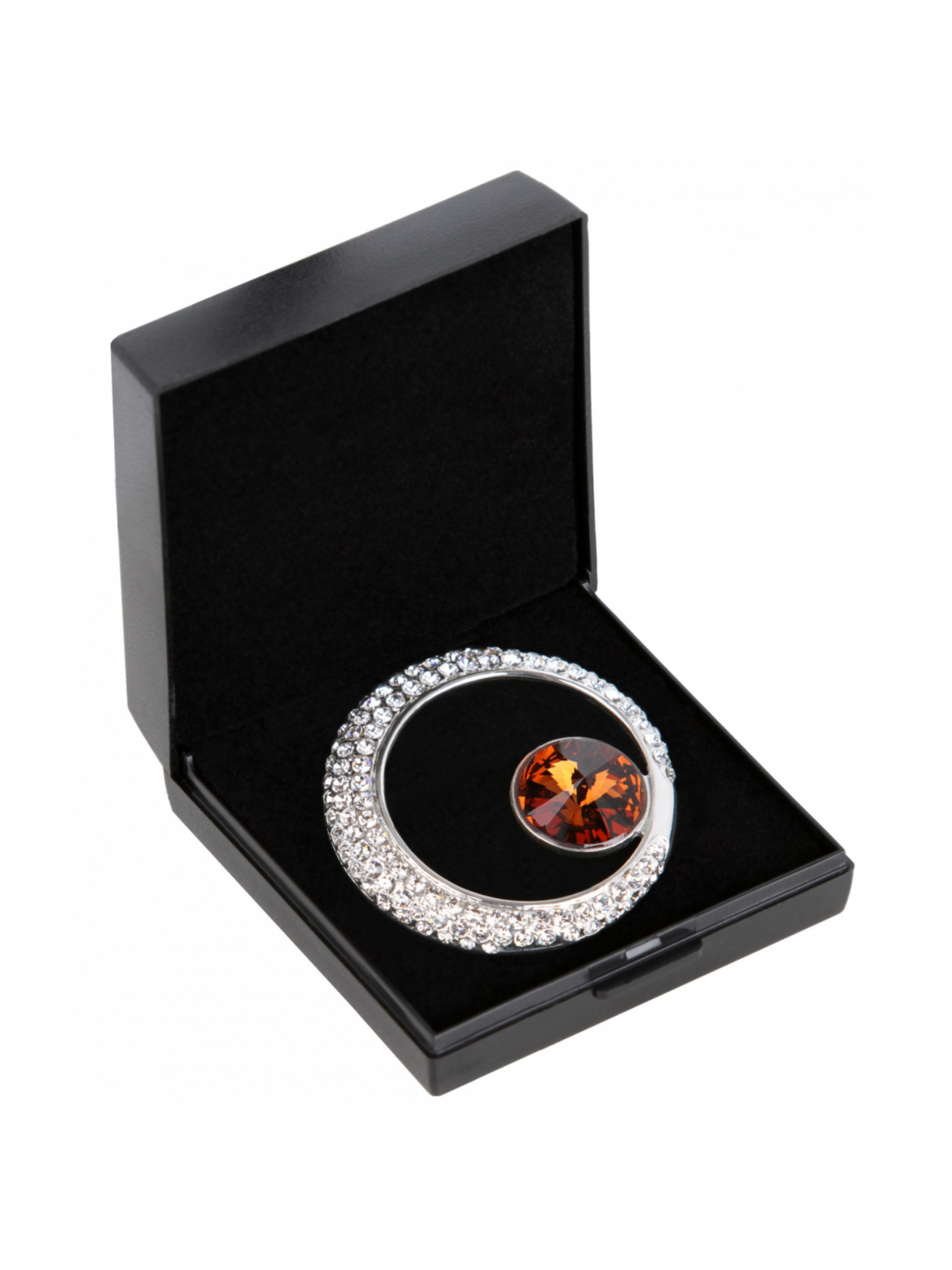 SD Design De Luxe Stock Pin Smoked Topaz