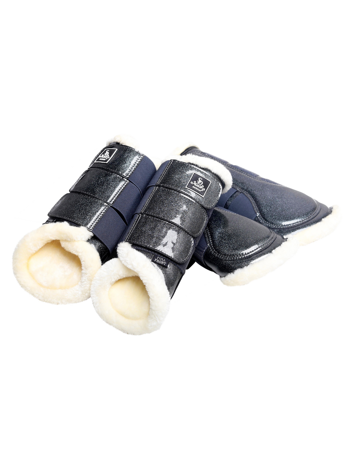 SD Design Hollywood Glamorous Fleece Brushing Boots Dark Shadow