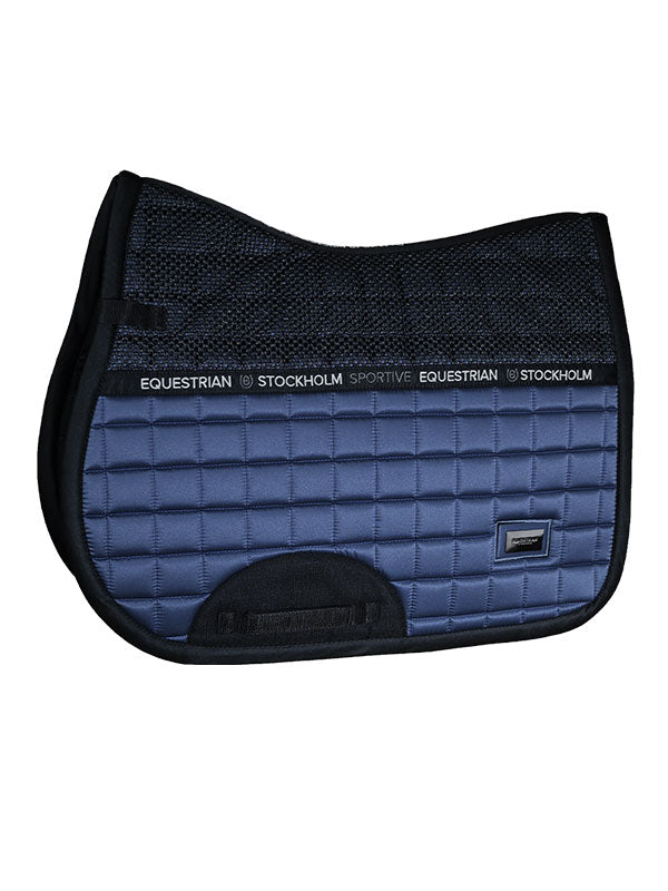 Equestrian Stockholm Jump Saddle Pad Sportive Dark Venice