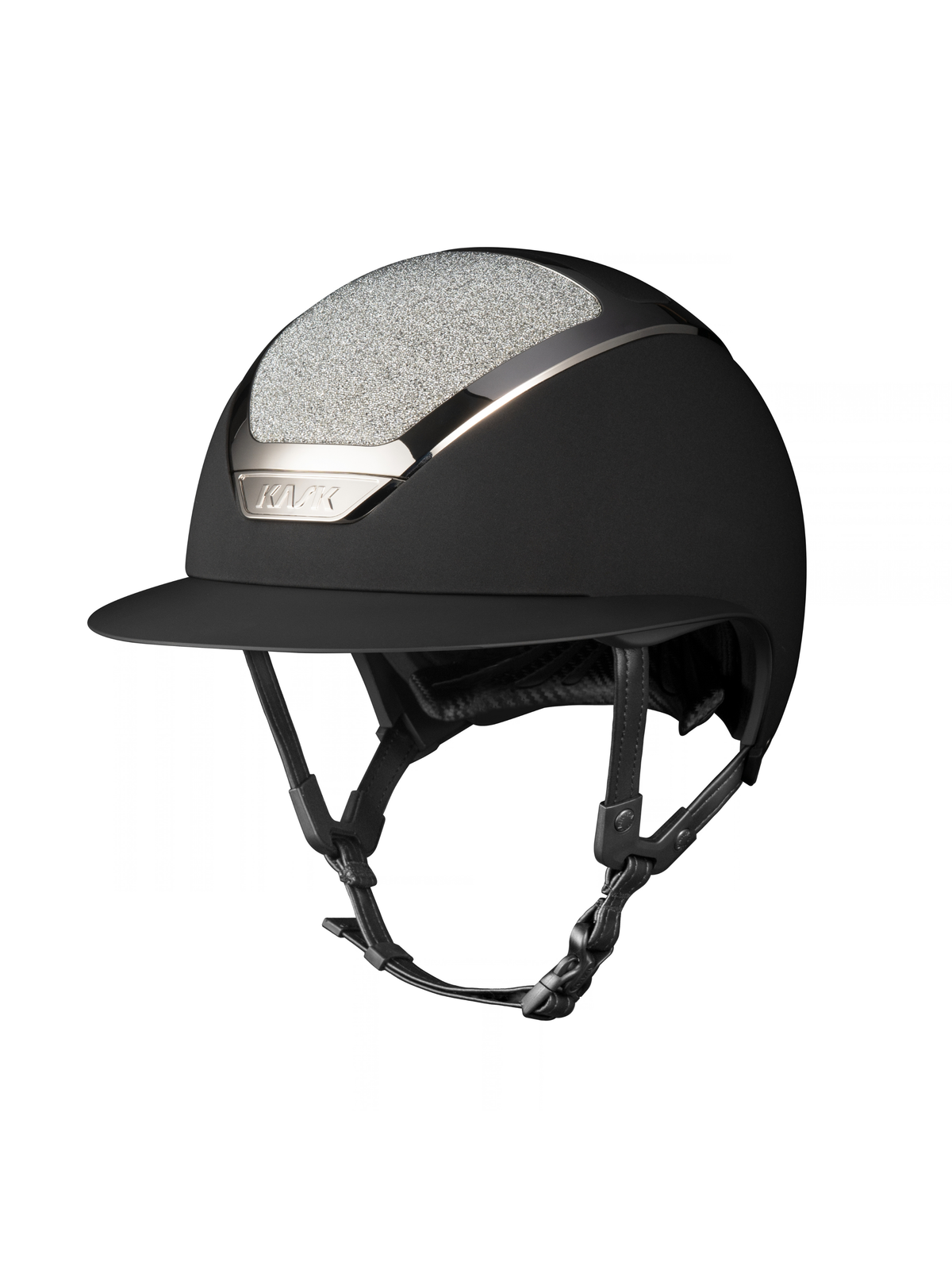 KASK Star Lady Chrome Swarovski Carpet Helmet Black/Silver