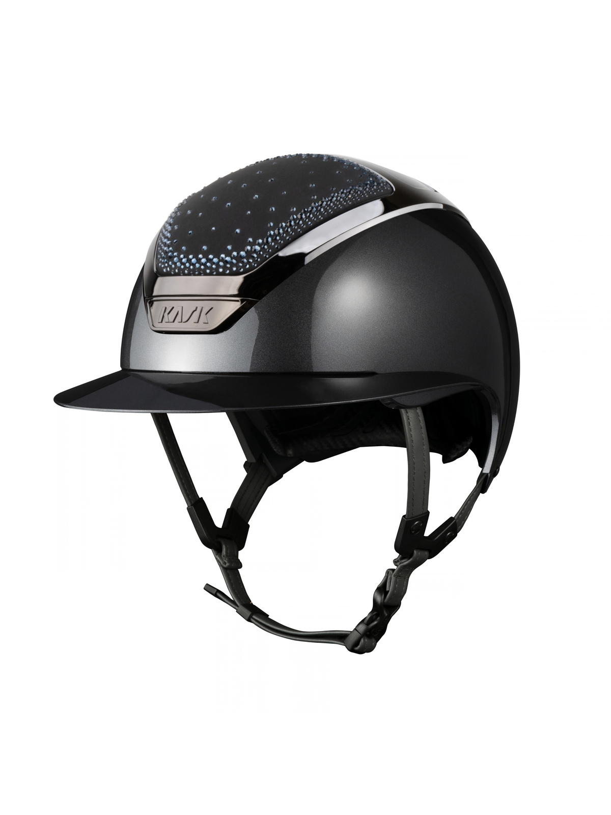 KASK Star Lady Pure Shine In-Out Helmet Anthracite/Blue Montana
