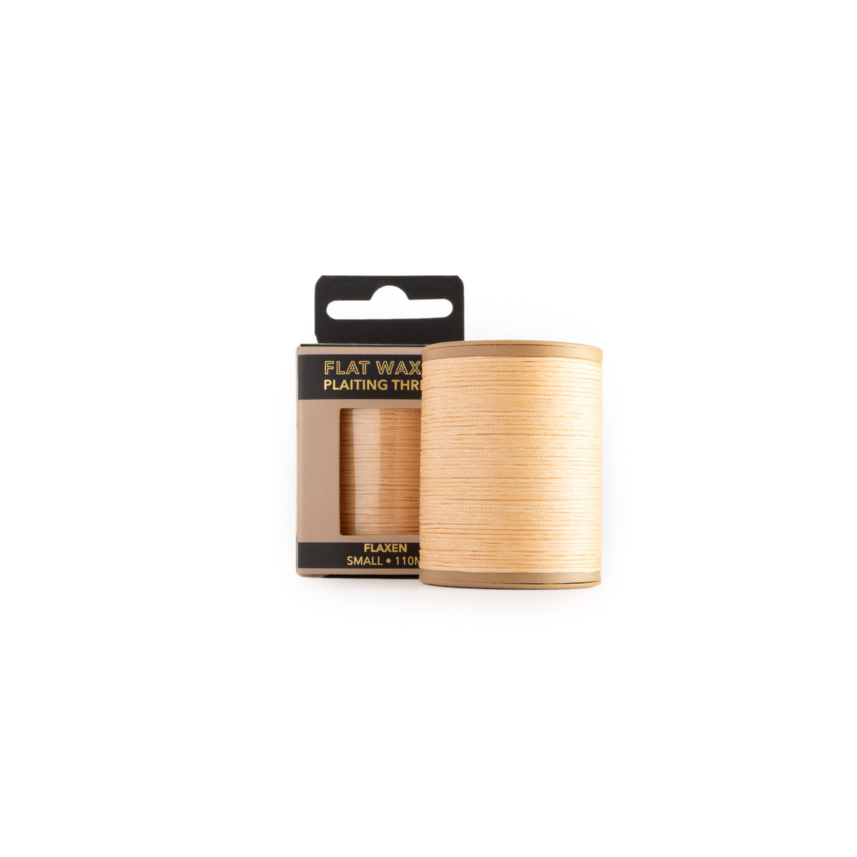 Hairy Pony Flat Waxed Plaiting Thread - Flaxen
