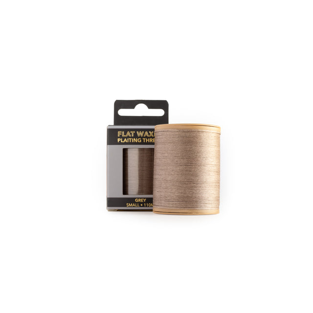 Hairy Pony Flat Waxed Plaiting Thread - Grey