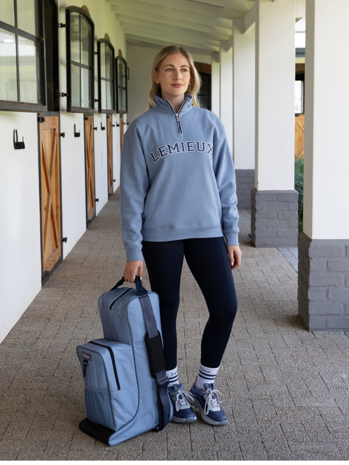 LeMieux Boot & Hat Bag Powder Blue