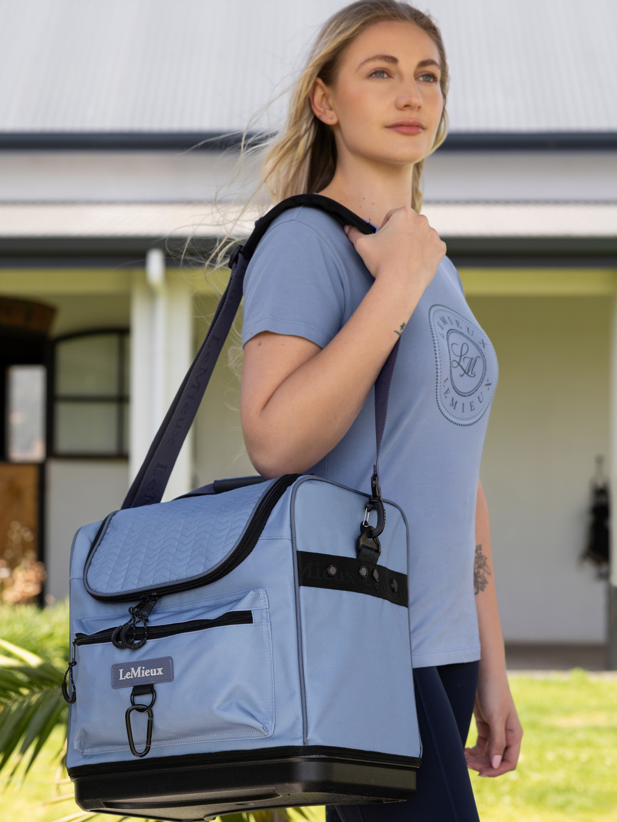 LeMieux Elite Pro Grooming Bag Powder Blue